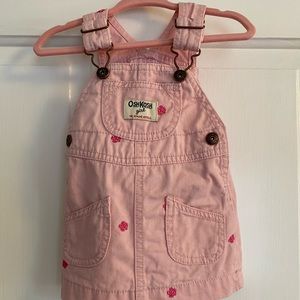 OshKosh Girl Pink Skirt Overall